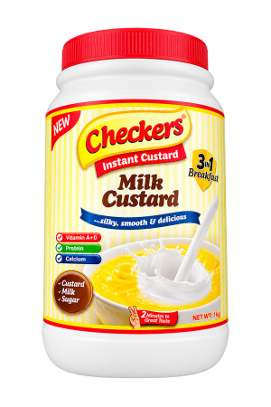 Custard Powder – Checkers Instant Milk Custard – 3 in 1 Breakfast – 1 Piece – 1.5 kg