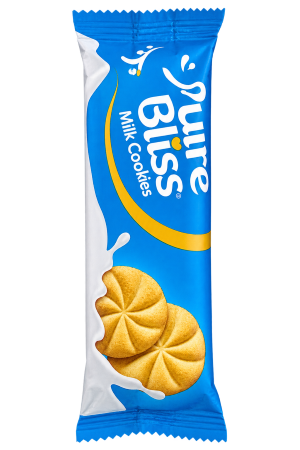 Biscuits – Pure Bliss Milk Cookies – Milk Flavour – 1 Pack – 55.2g